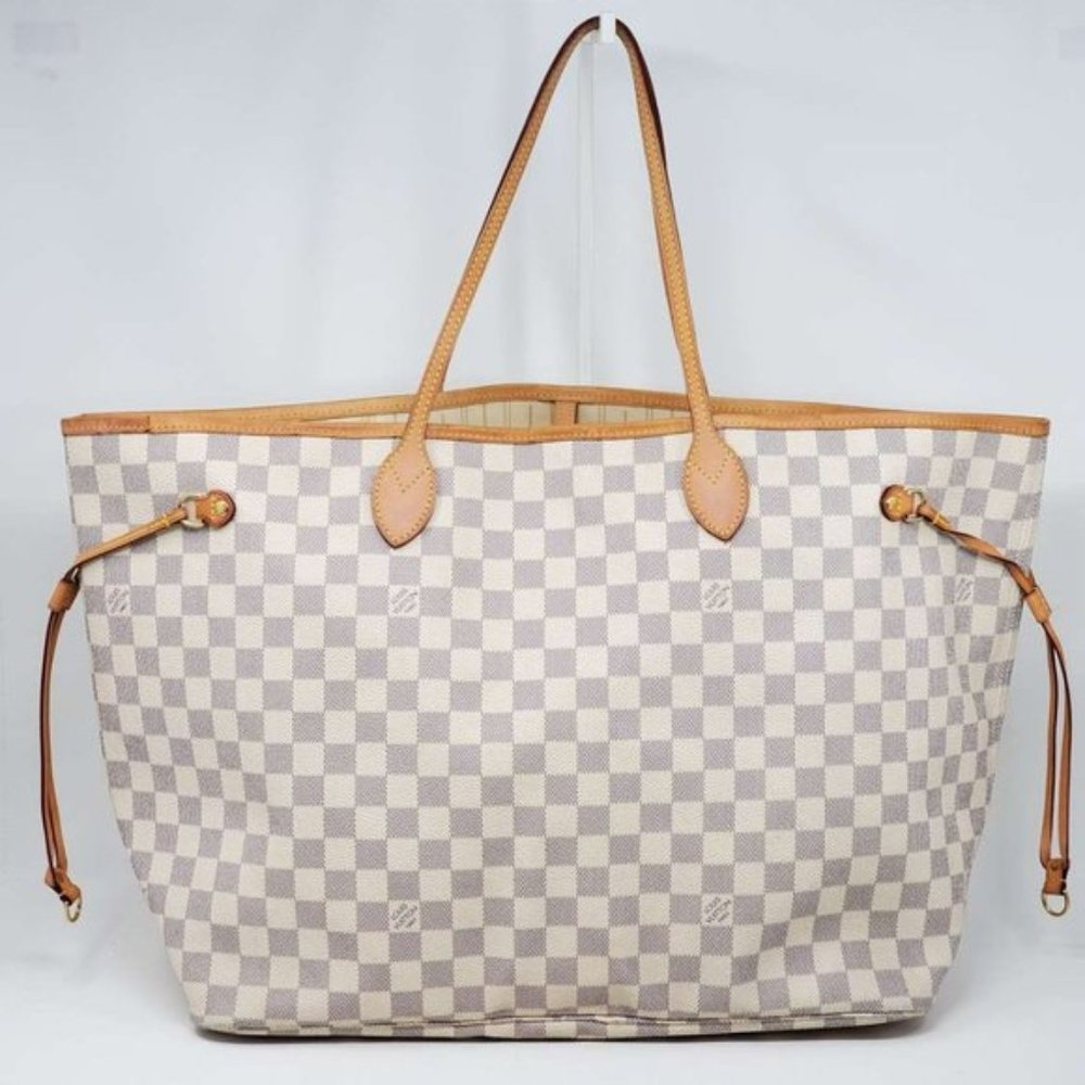 Louis Vuitton Neverfull GM Damier Azur Tote Bag - Picture 2 of 16